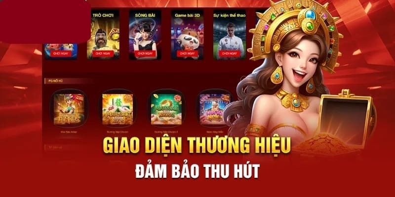 Giao diện game hiện đại, có sự sắp xếp khoa học